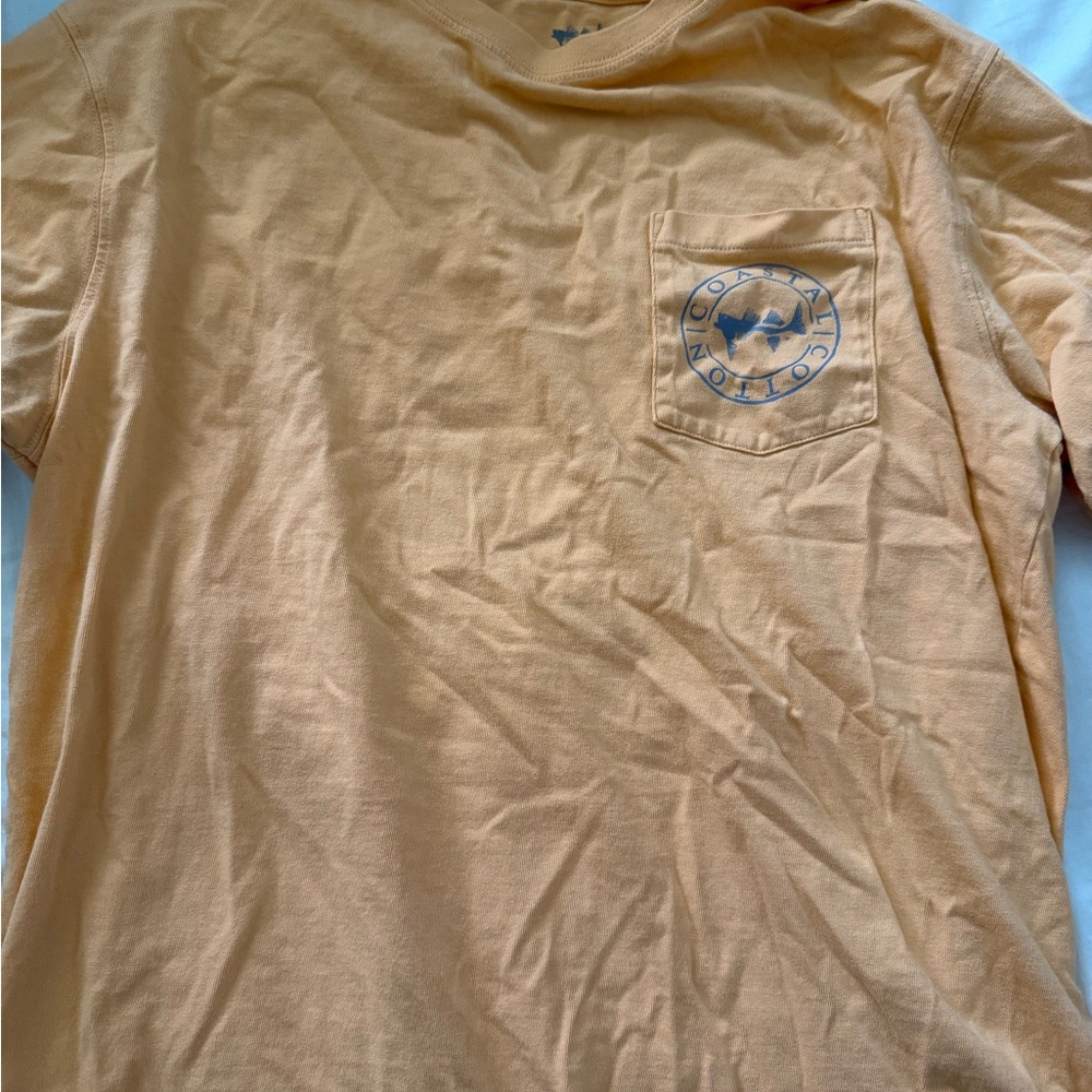 Orange Short Sleeve Tee Casual Comfort